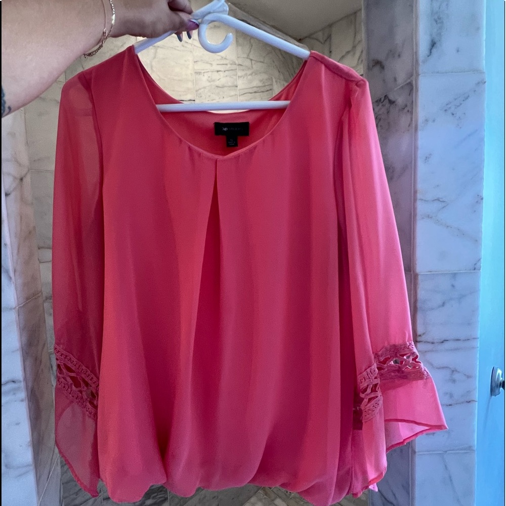 Coral/Salmon blouse